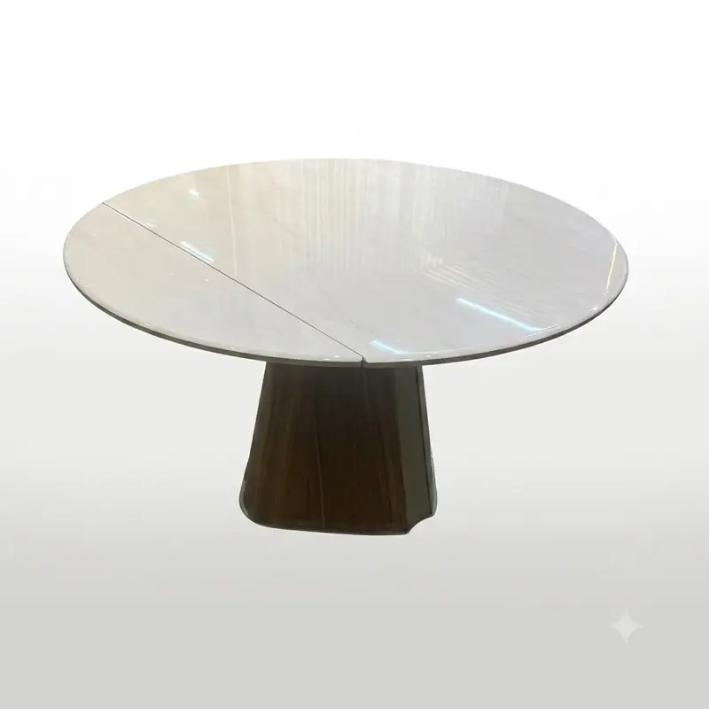 Luna Marble Round Dining Table